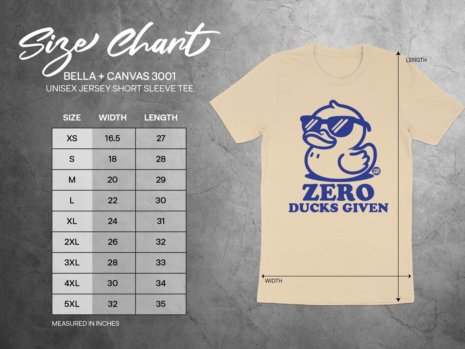 ZERO DUCKS GIVEN Funny Graphic Tee product