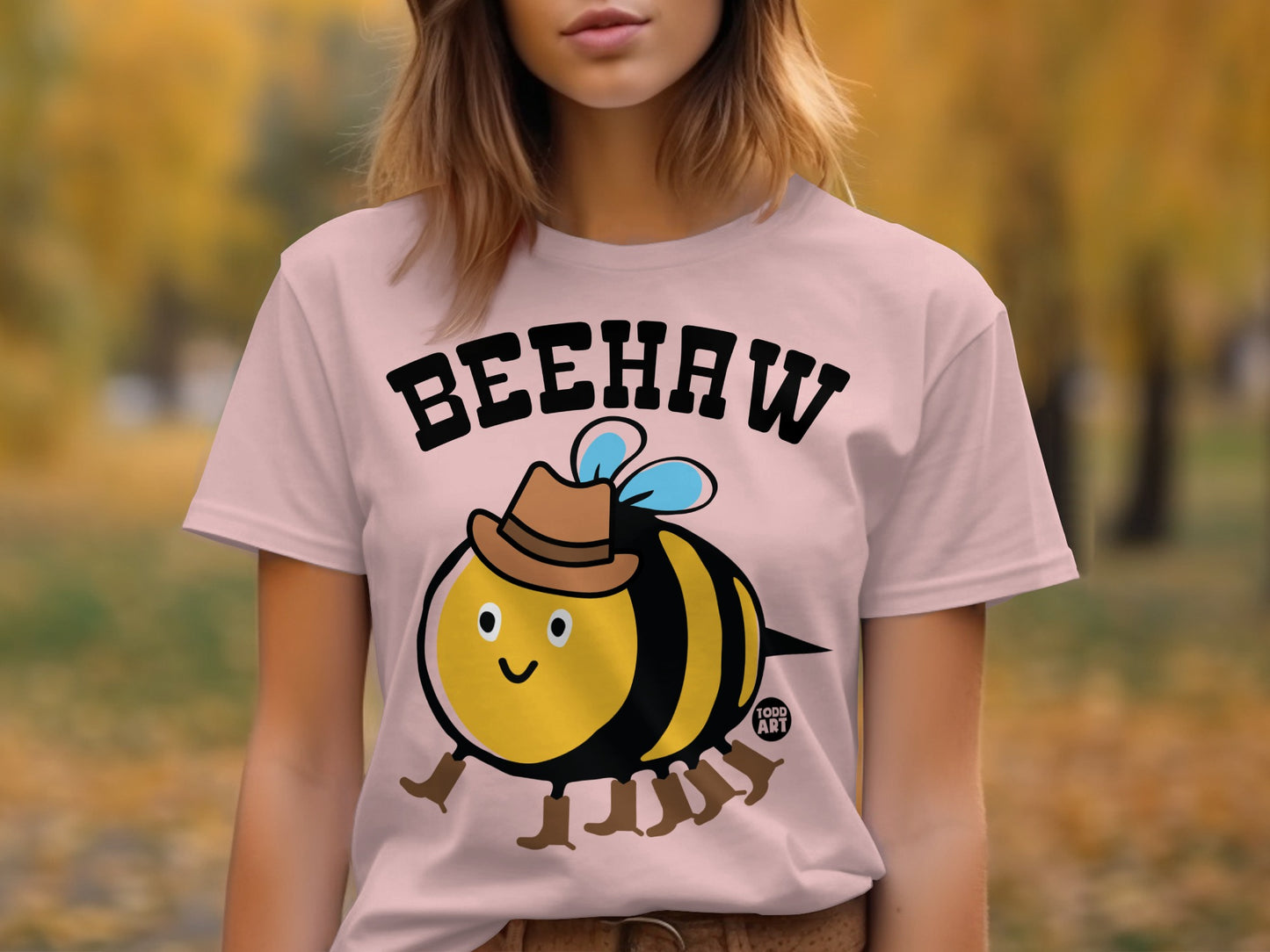 Cute Beehaw Graphic Tee with Adorable Bee Design product