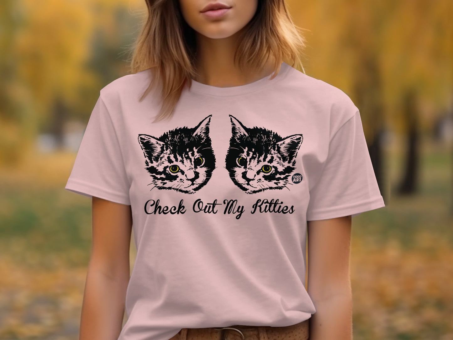 Check Out My Kitties Graphic Printed Tee Shirt product type