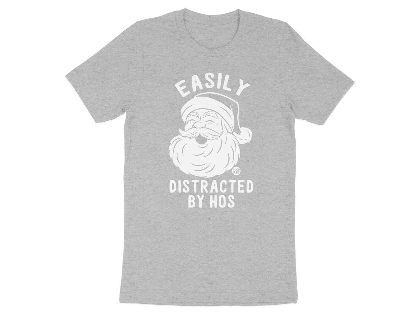 Easily Distracted By Hos Santa Claus T-shirt product type