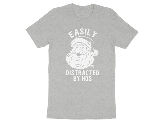 Easily Distracted By Hos Santa Claus T-shirt product type