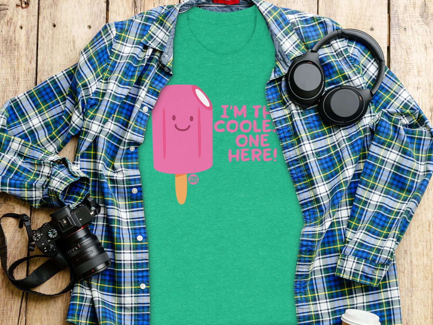 I'm The Coolest One Here Popsicle Design T-shirt Product