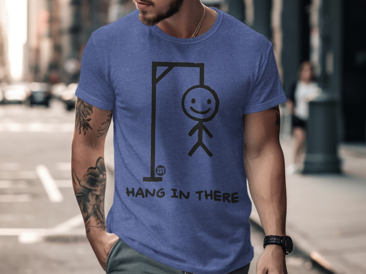 Hang In There Motivational Graphic T-shirt product type