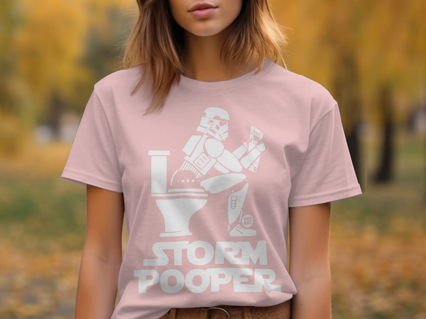 Funny Storm Pooper Graphic T-Shirt for Sci-Fi Fans
