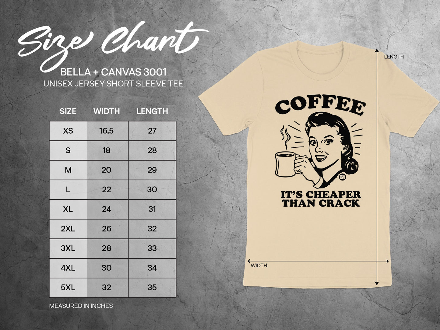 Coffee It's Cheaper Than Crack T-shirt product
