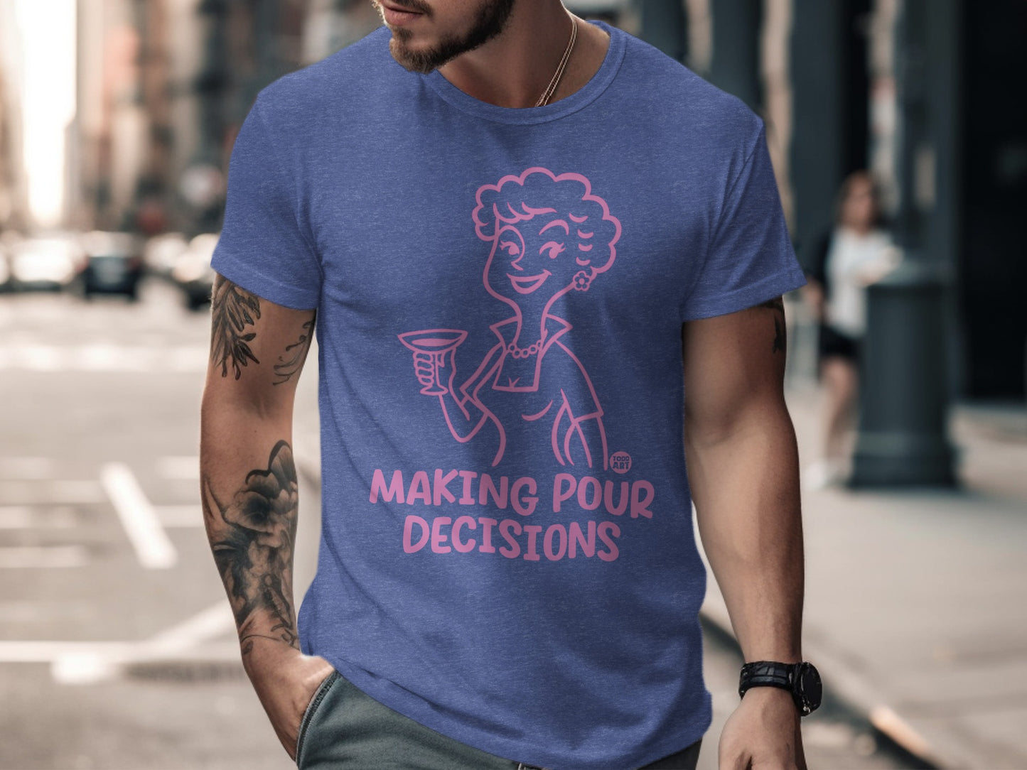 Making Pour Decisions Graphic T-Shirt product type
