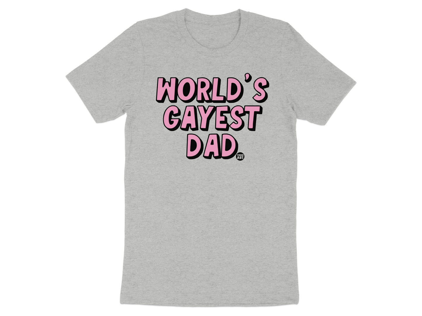 World's Gayest Dad Graphic Tee product type