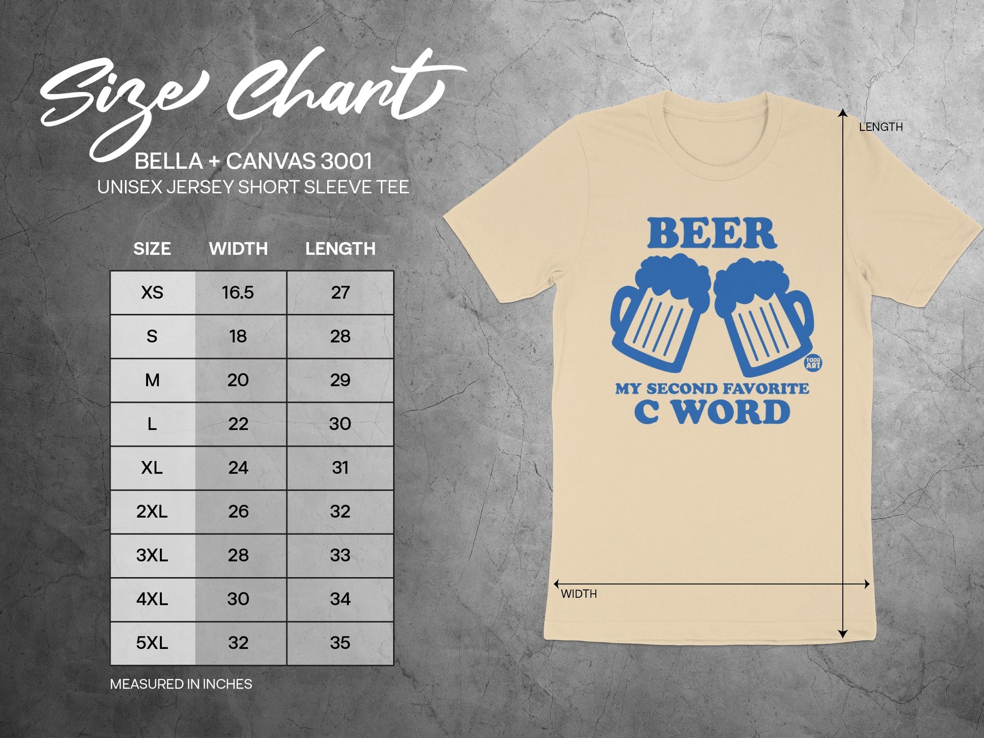 Beer My Second Favorite C Word Short Sleeve Tee product
