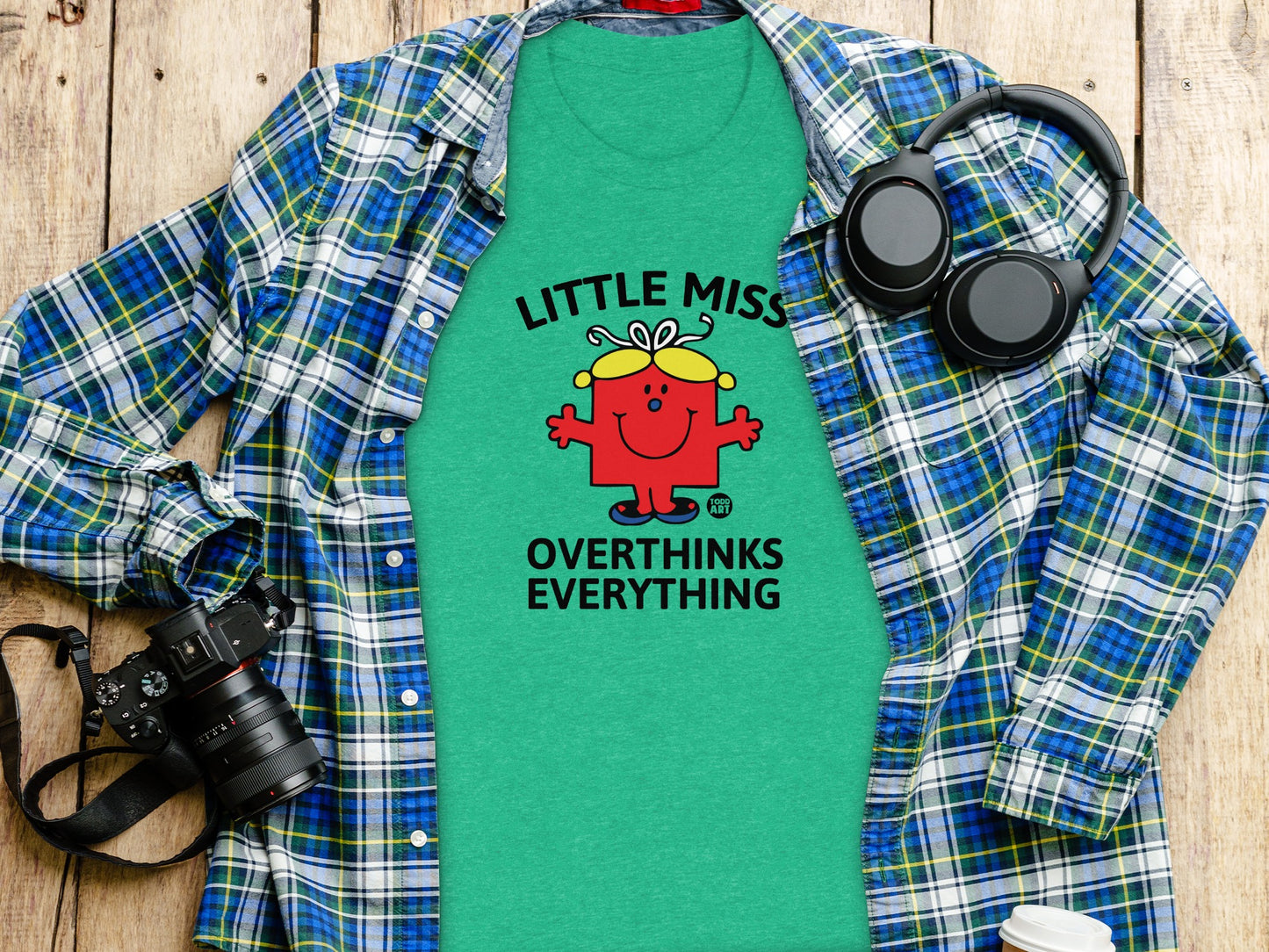 Little Miss Overthinks Everything Graphic T-Shirt