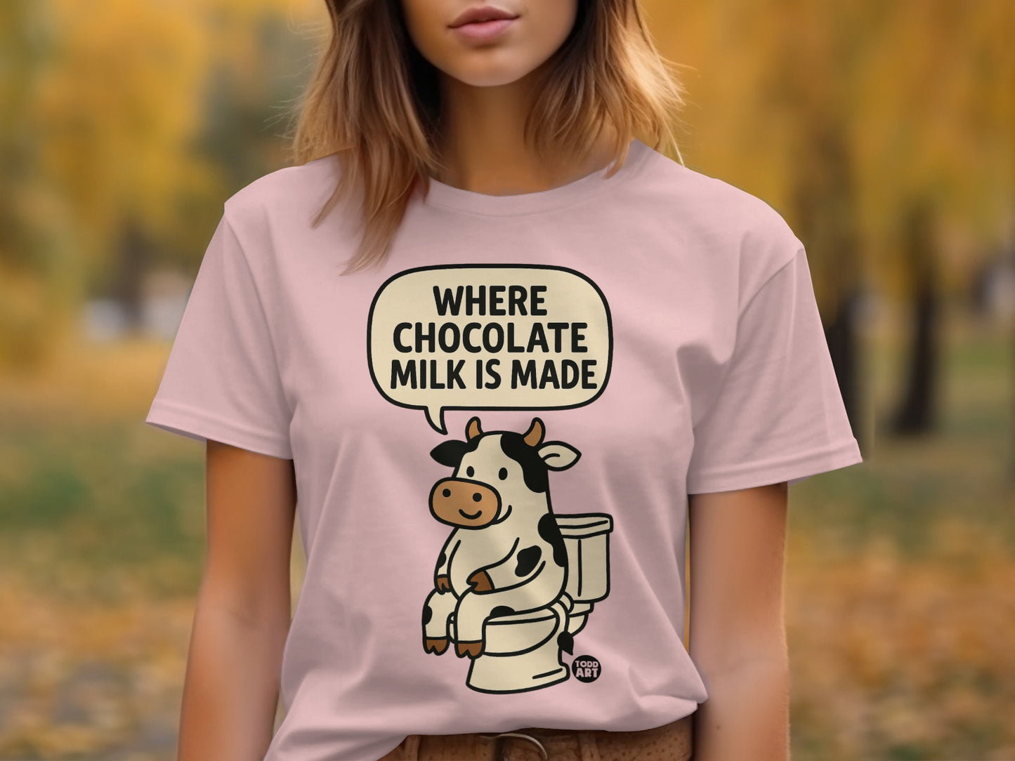 Where Chocolate Milk is Made Funny Graphic T-Shirt product