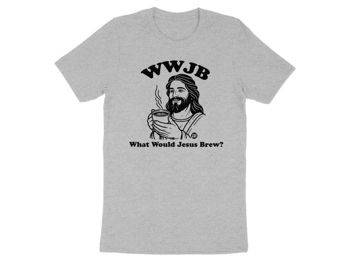 WWJB What Would Jesus Brew Graphic T-Shirt product