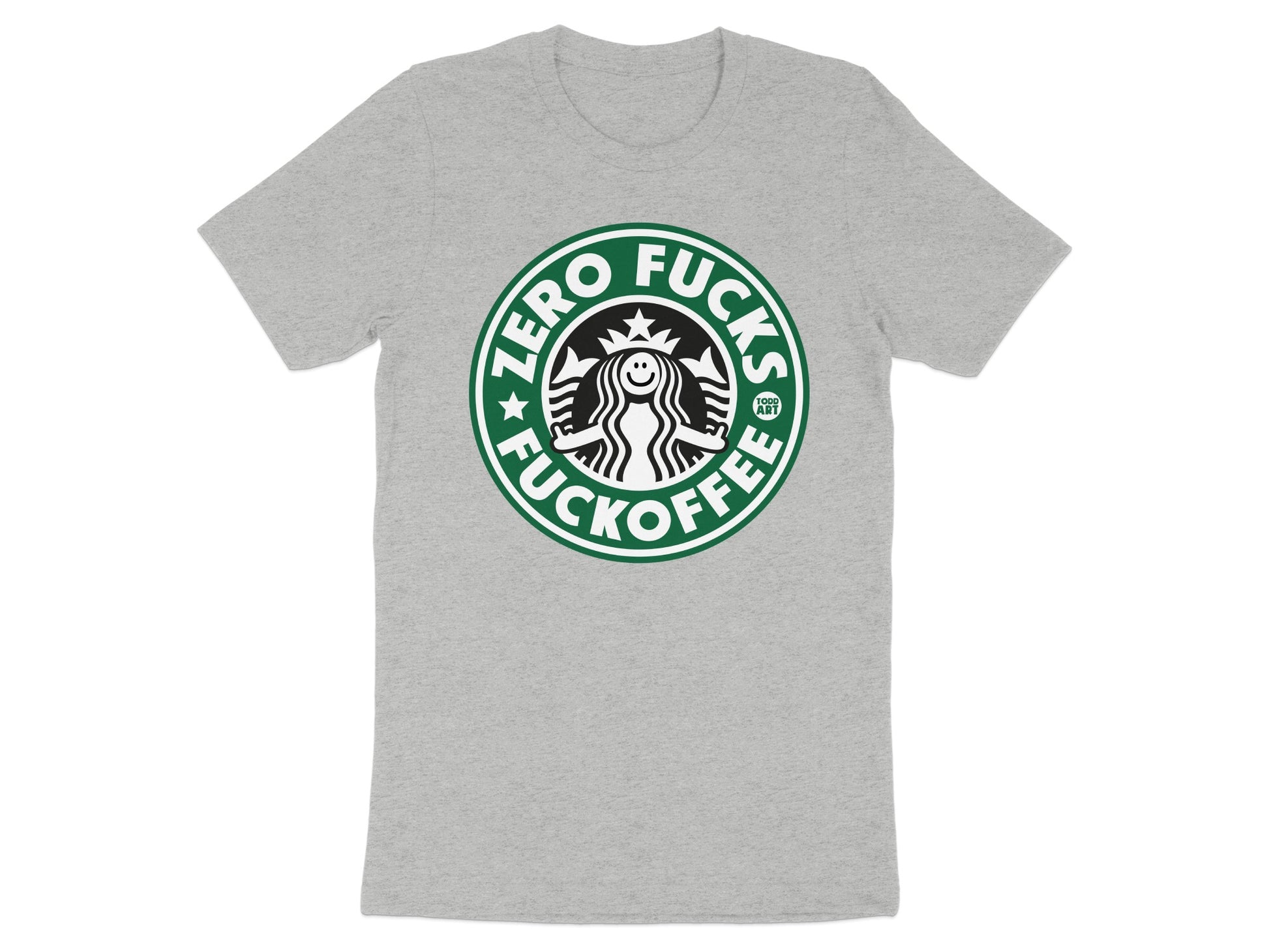 Zero Fucks Fuckoffee Parody Graphic Tee Shirt product type