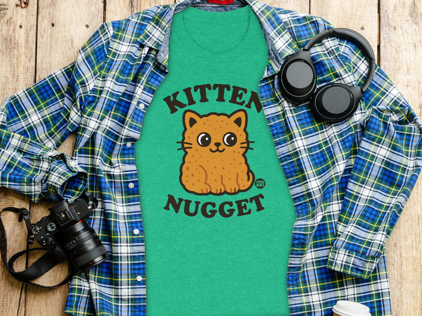 Kitten Nugget Cute Cat Graphic T-Shirt product