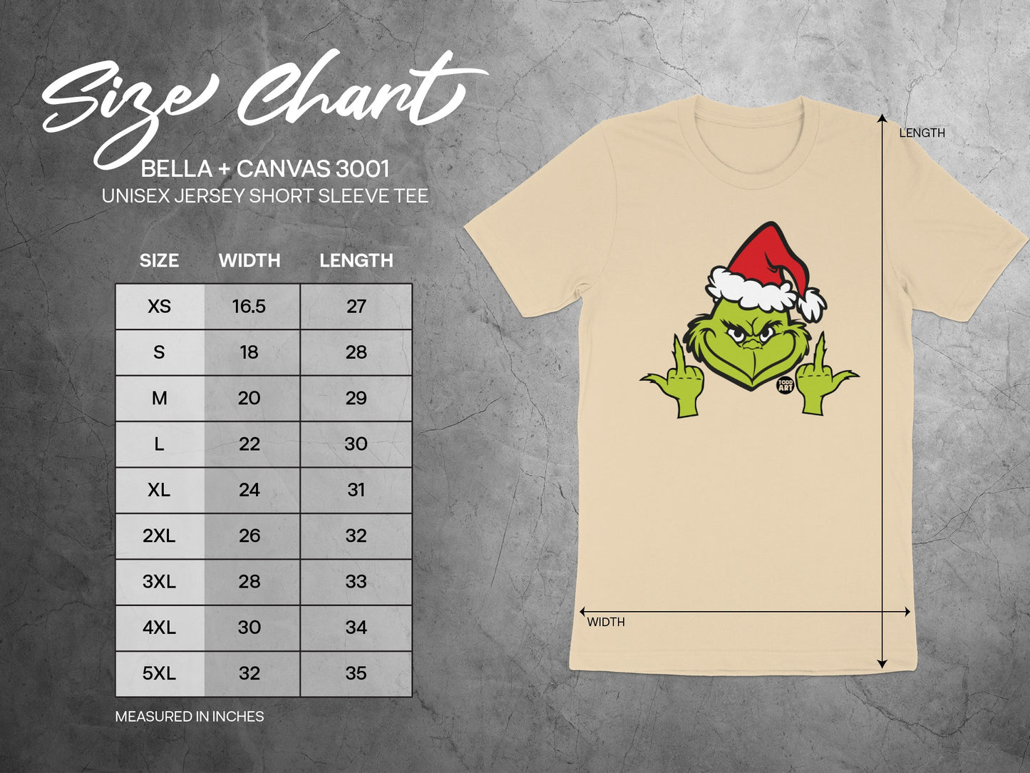 Funny Grinch Santa Unisex Short Sleeve Tee product