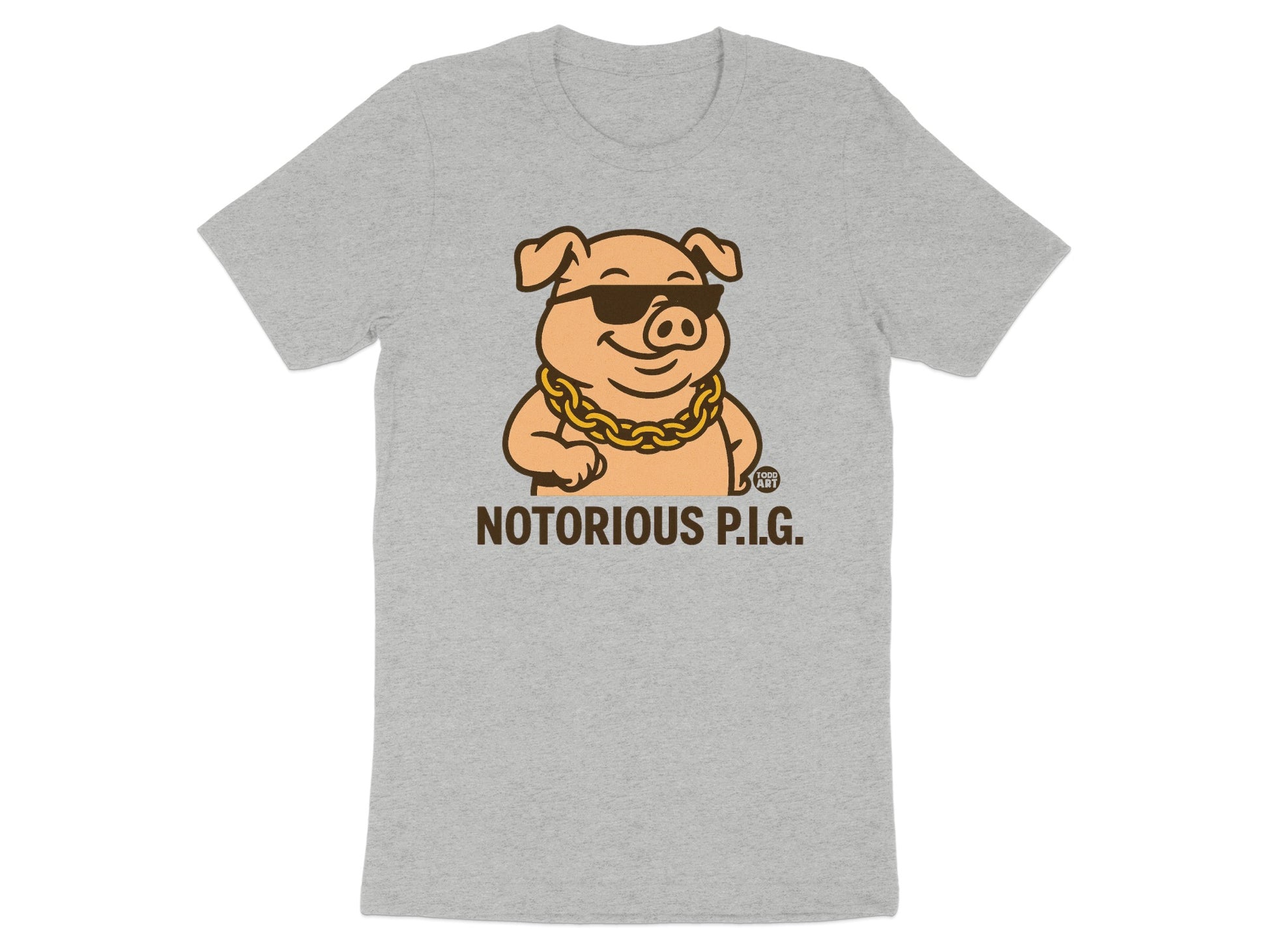 Notorious P.I.G. Graphic Tee Featuring Cool Pig Design