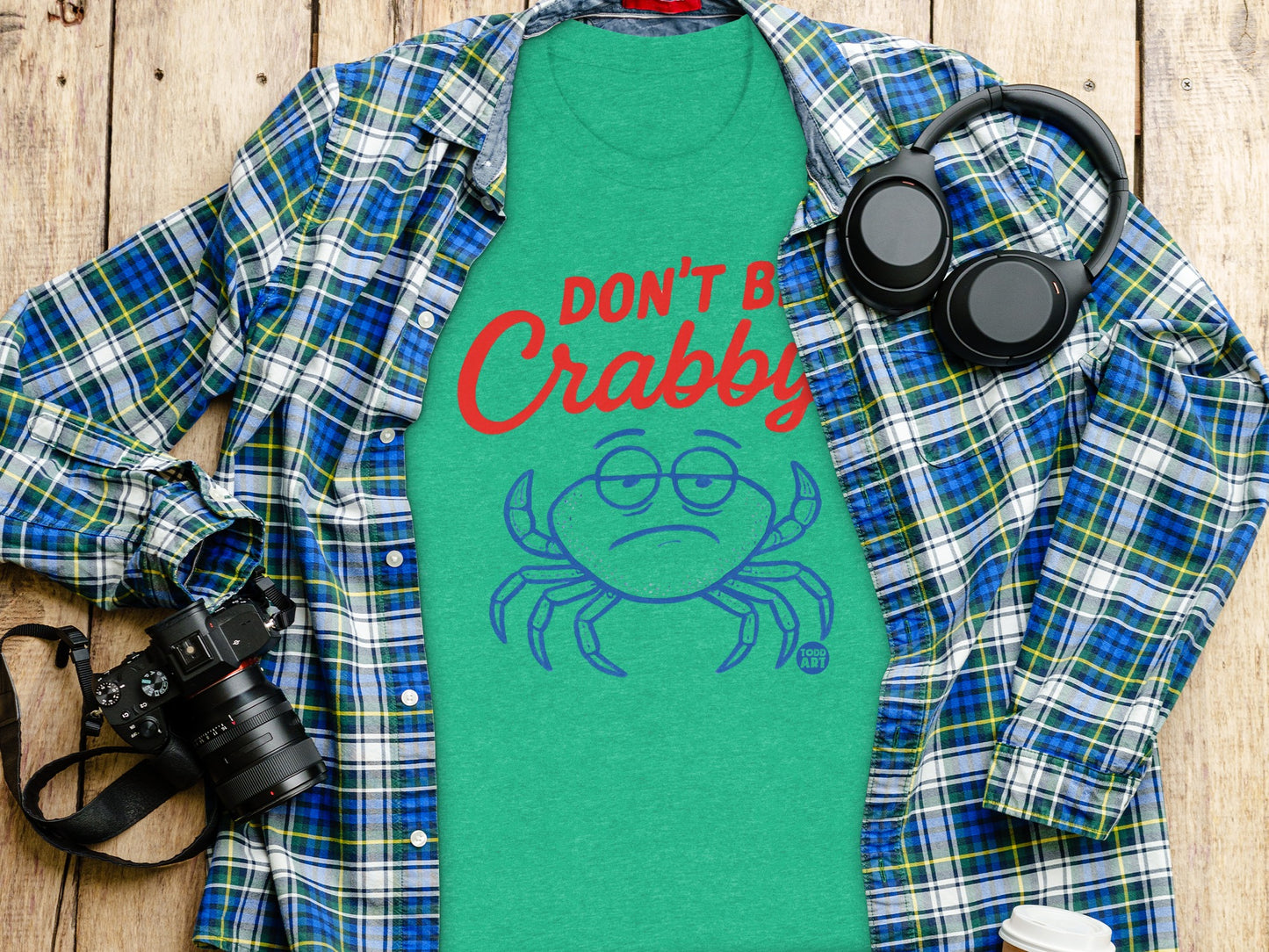 Don't Be Crabby Graphic Tee Shirt product