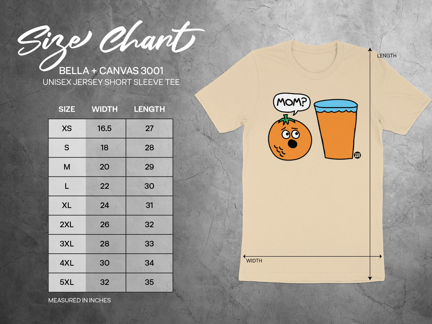 Funny Orange and Drink Graphic Unisex Jersey Tee product