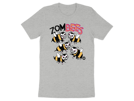 Funny Zombees Skull Cartoon Character Tee Shirt