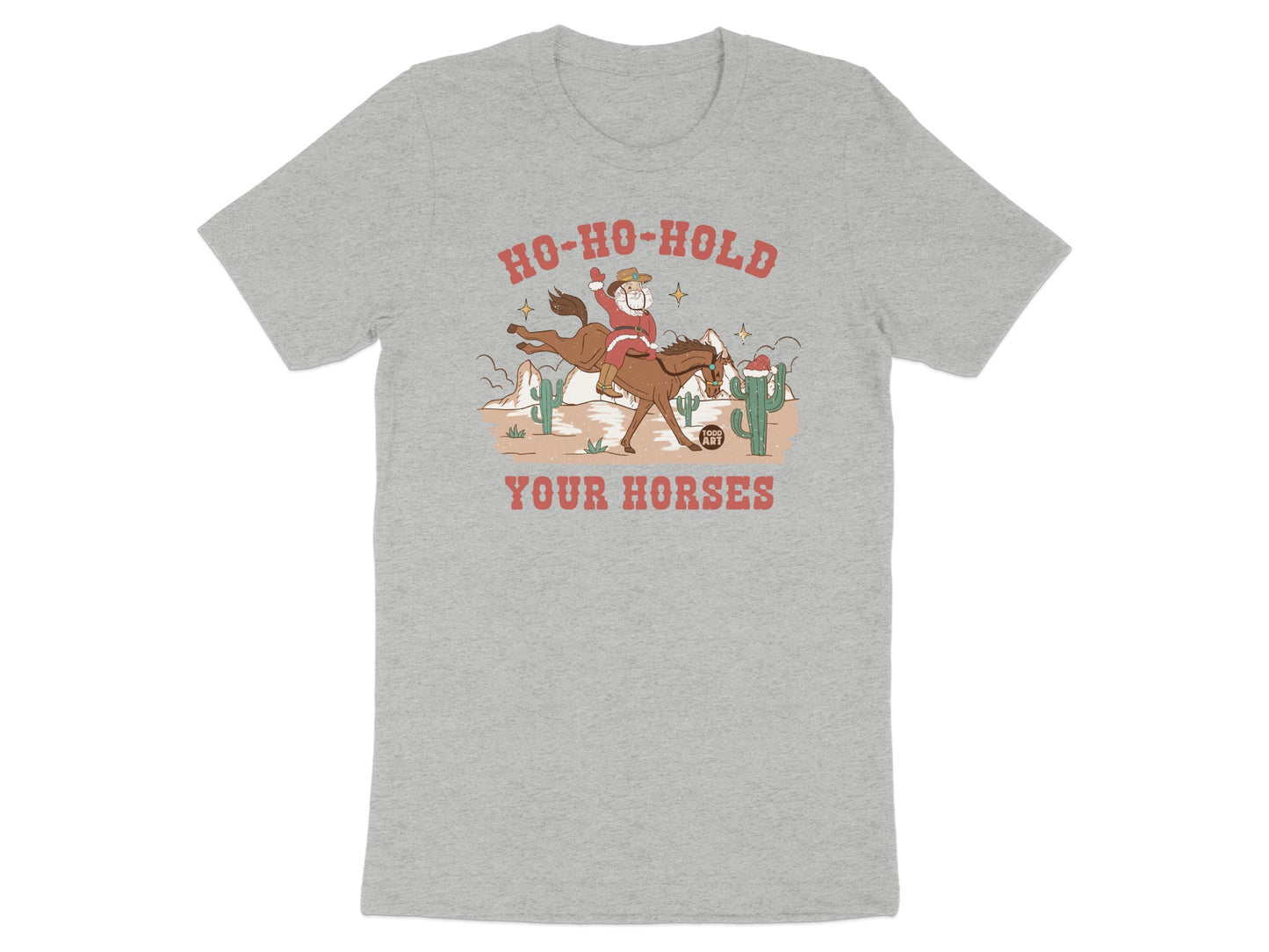Funny Ho Ho Hold Your Horses Christmas T-shirt product type