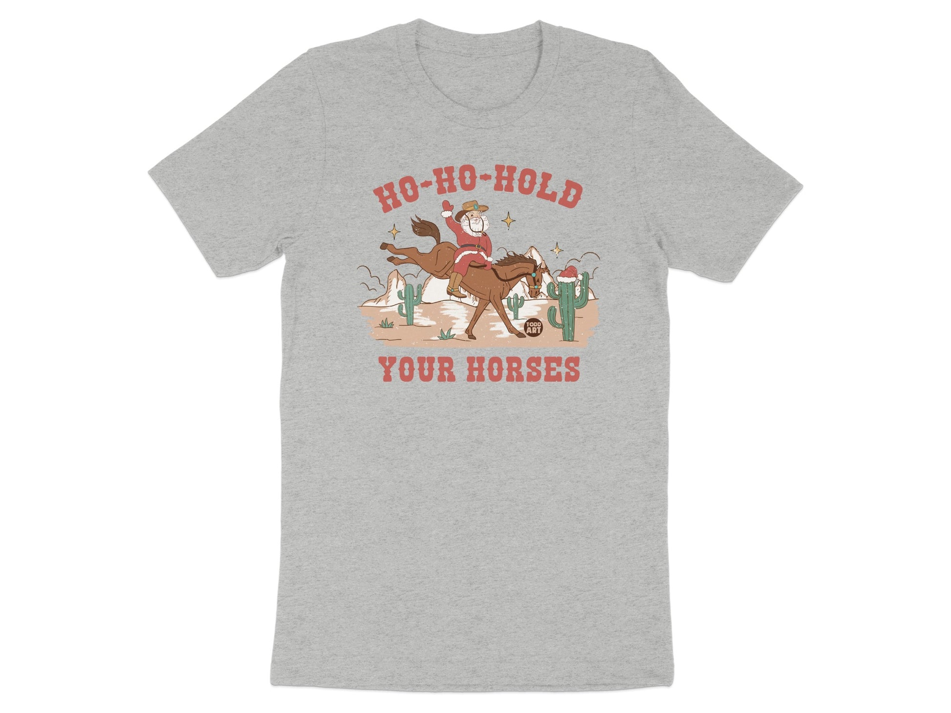 Funny Ho Ho Hold Your Horses Christmas T-shirt product type