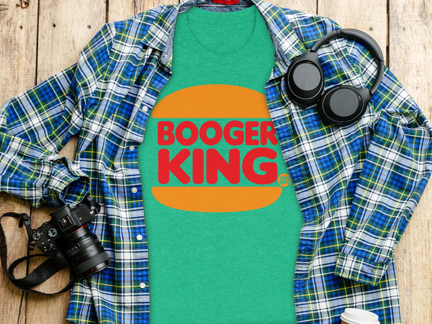 Funny Booger King Graphic Tee Short Sleeve product