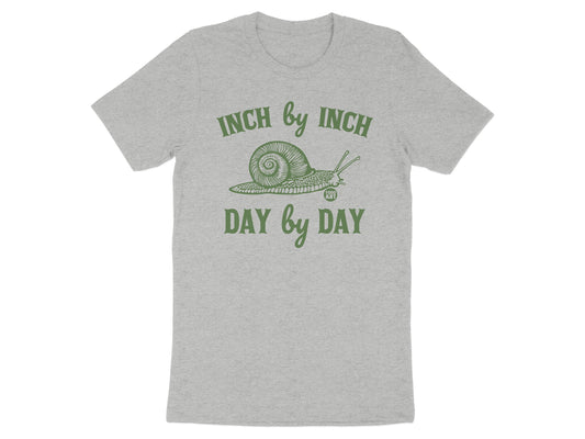 Inch By Inch Day By Day Snail Graphic T-Shirt product