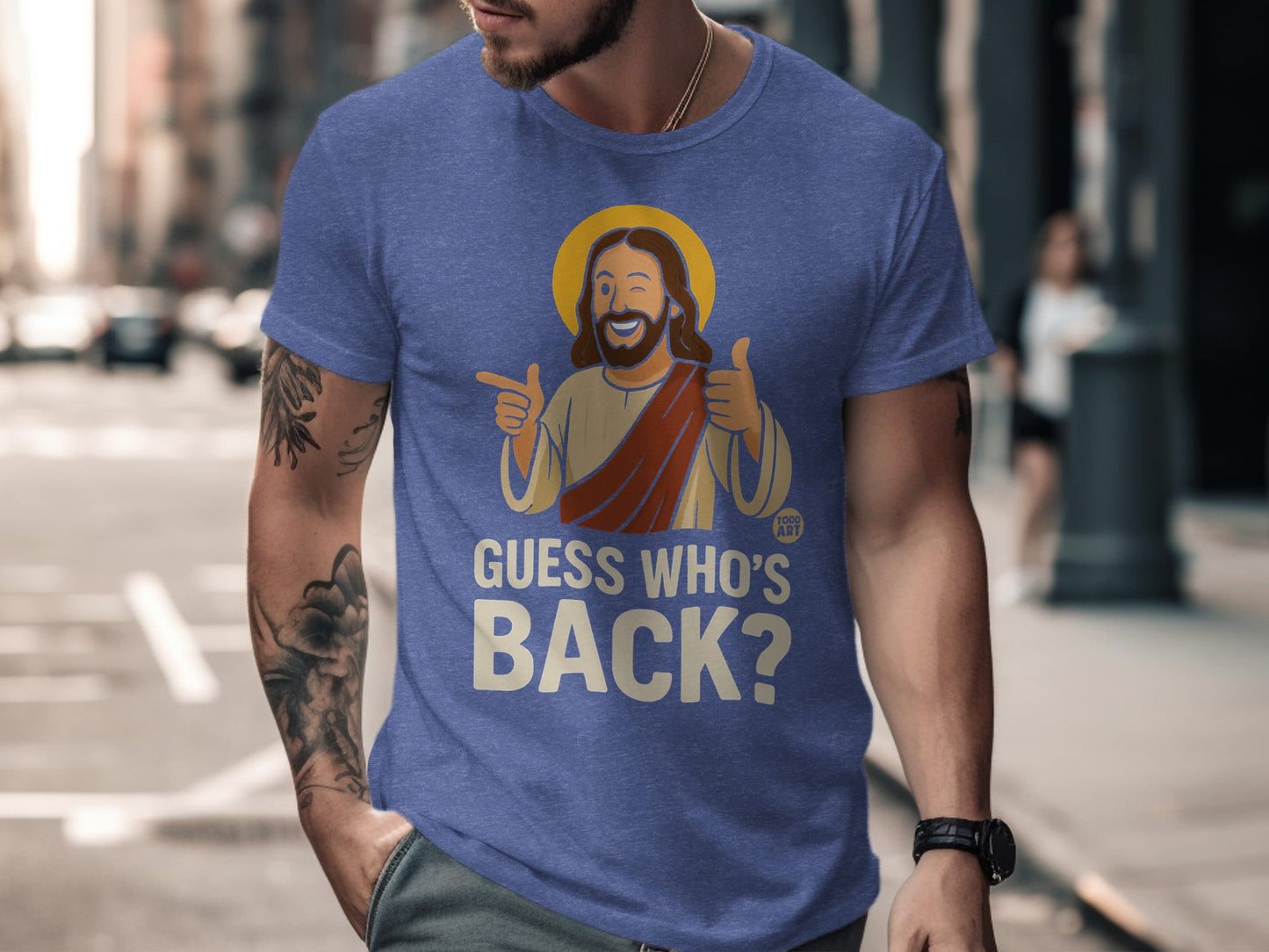Guess Who's Back Graphic Jesus T-Shirt product