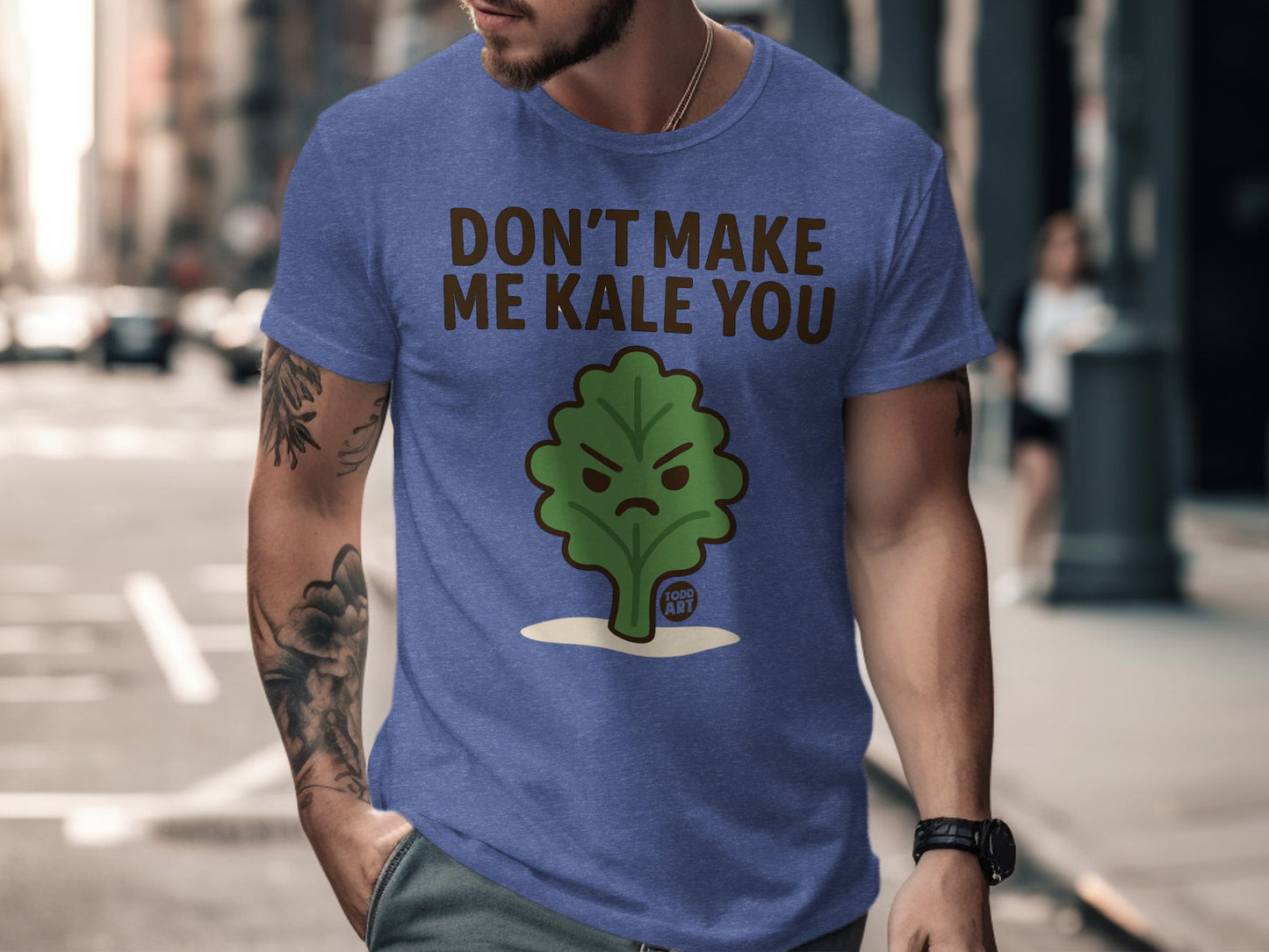 Don't Make Me Kale You Funny Graphic T-Shirt