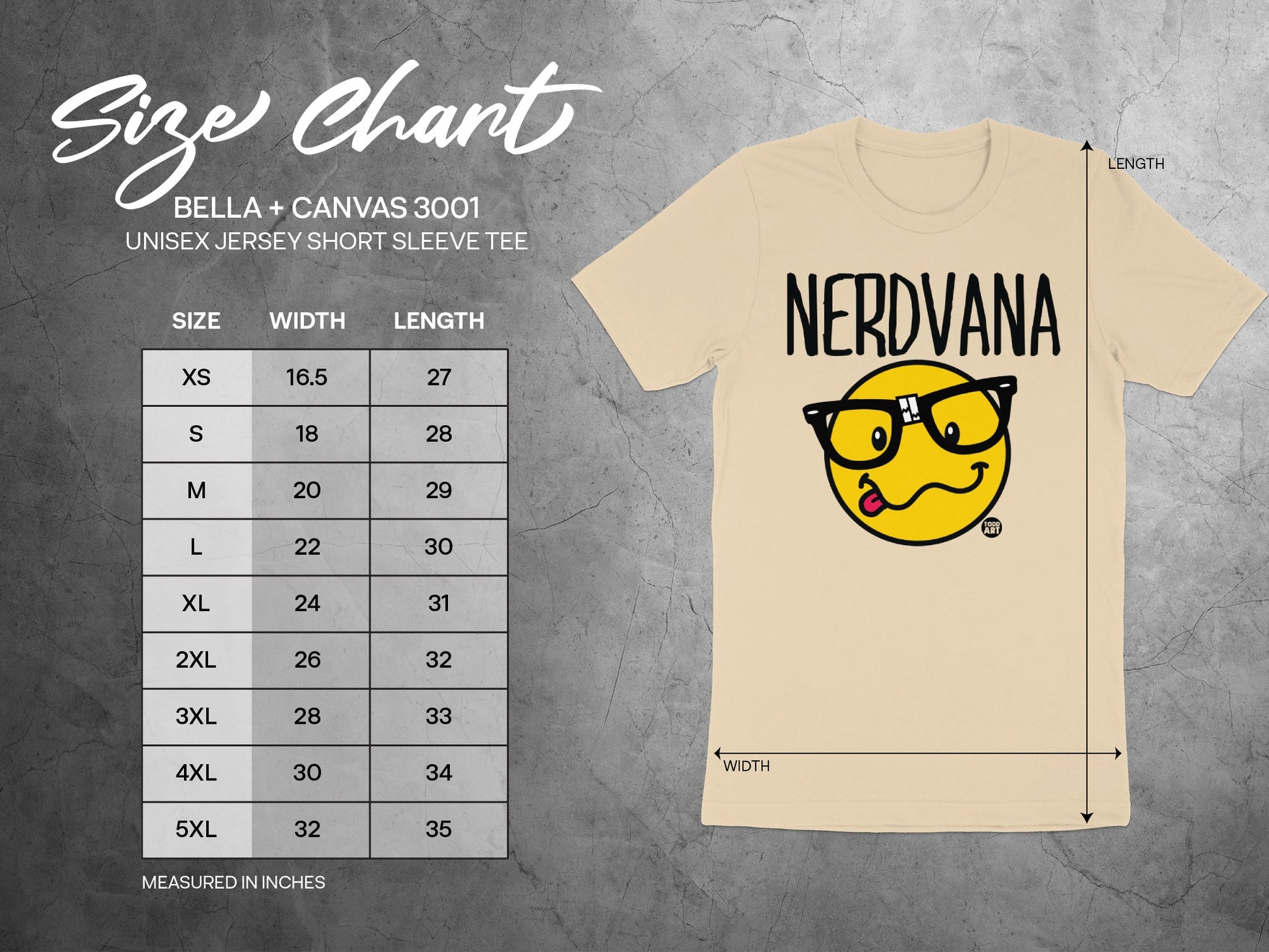 Nerdvana Graphic Unisex Jersey Short Sleeve Tee product