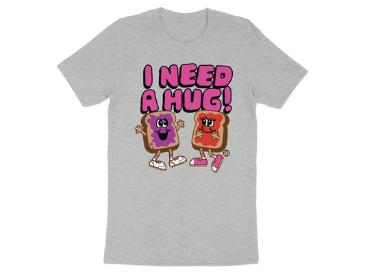 I Need A Hug Toast Characters Graphic T-Shirt product