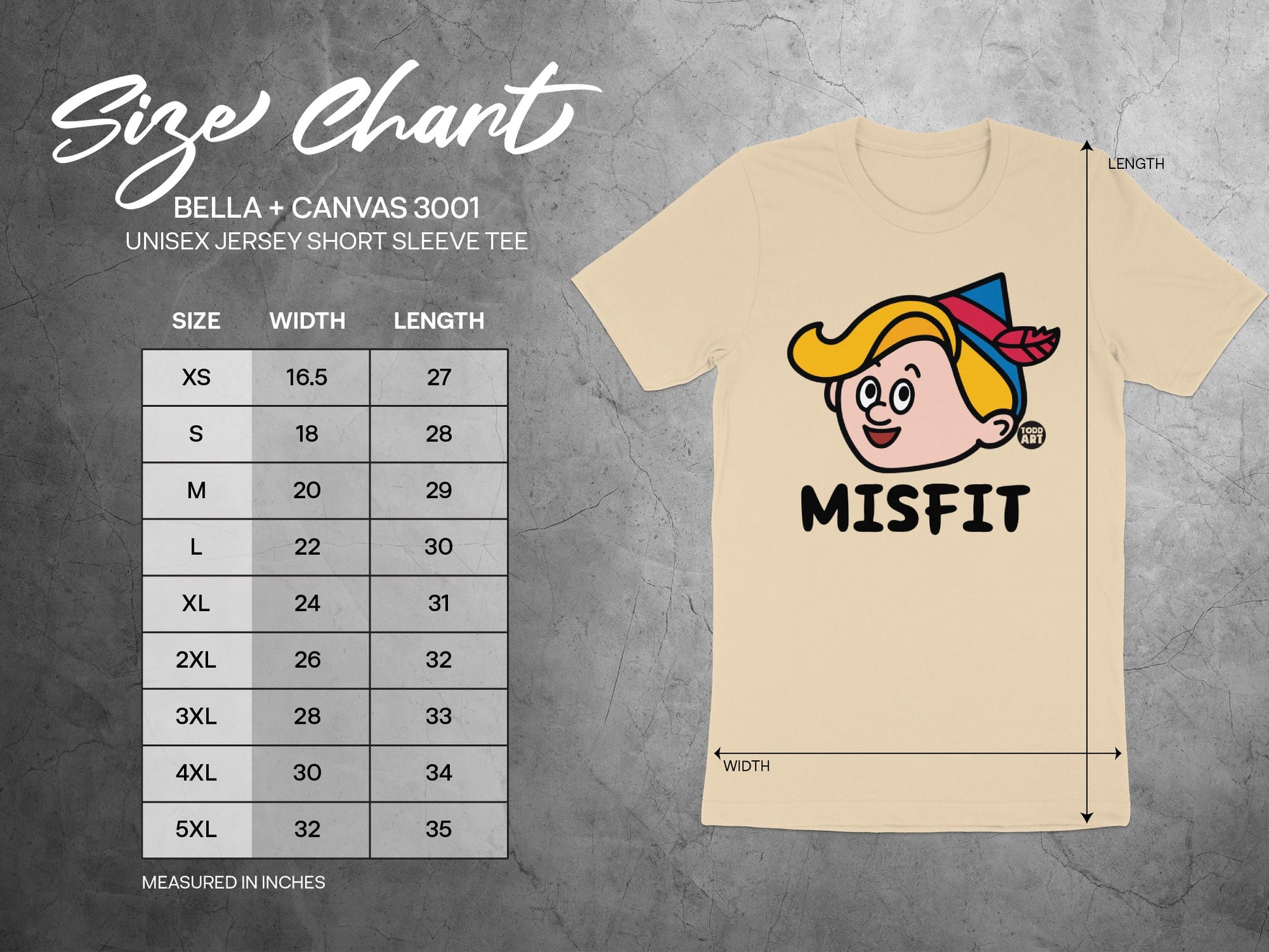MISFIT Unisex Jersey Short Sleeve Tee product