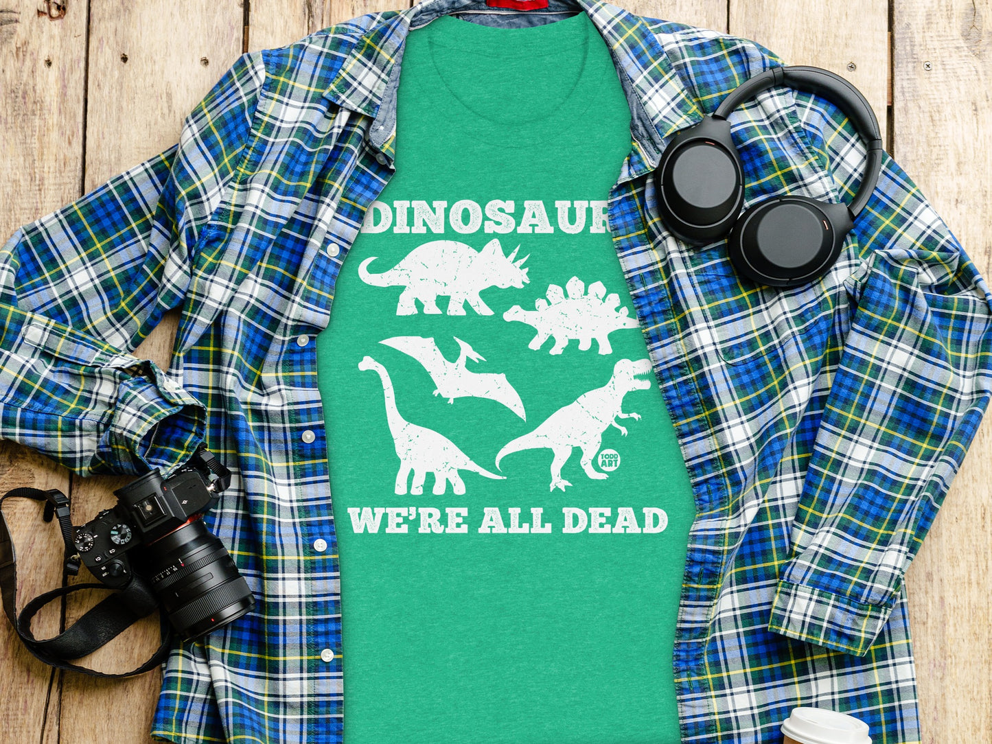 Dinosaurs We're All Dead Graphic T-shirt product