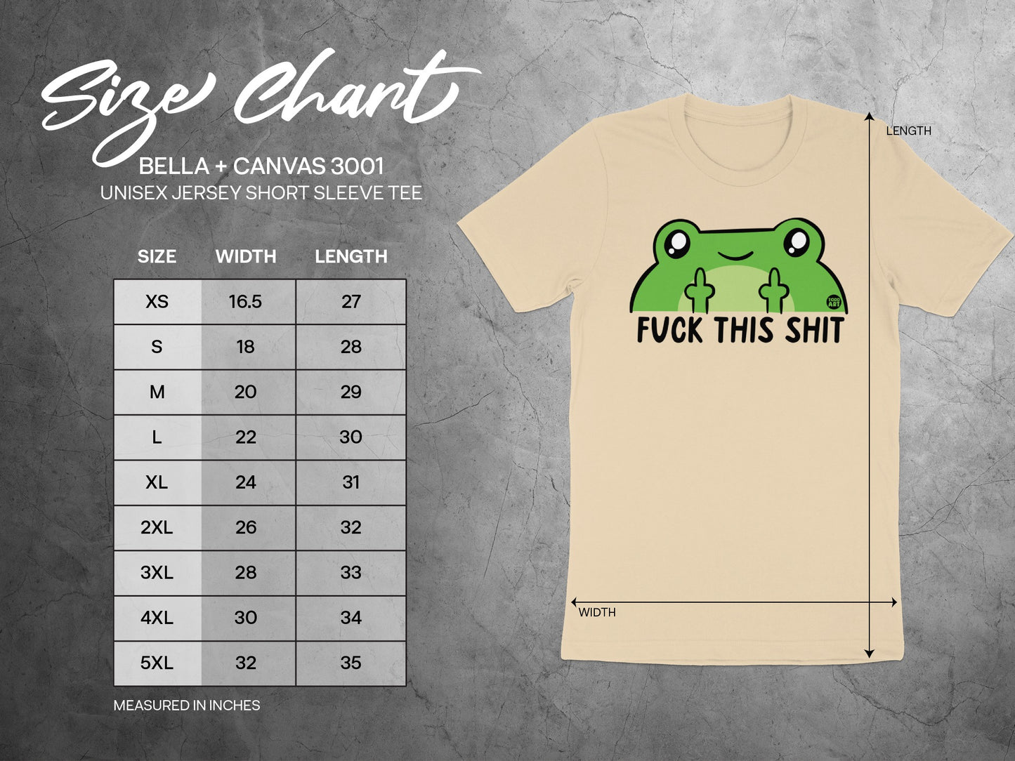 Cute Frog Graphic Unisex Jersey Short Sleeve Tee product