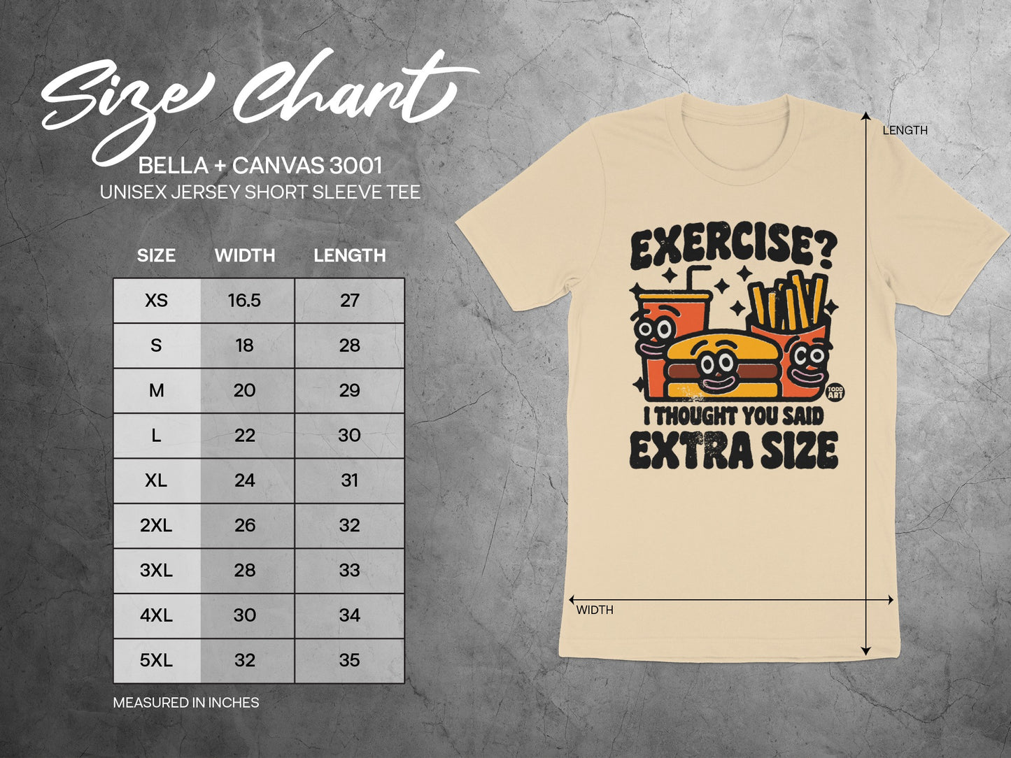 Exercise I Thought You Said Extra Size Tee product