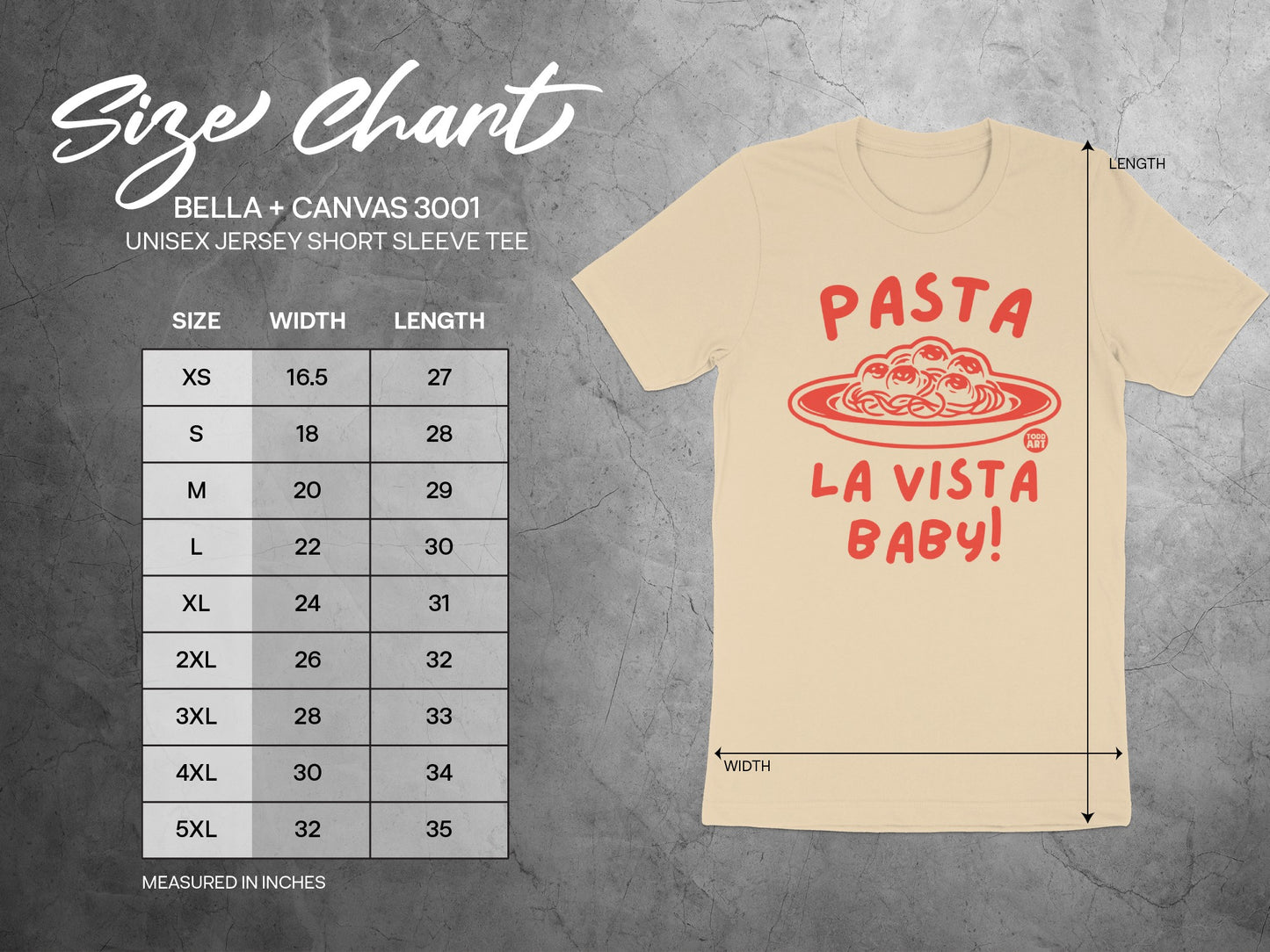 Pasta La Vista Baby Unisex Jersey Short Sleeve Tee product