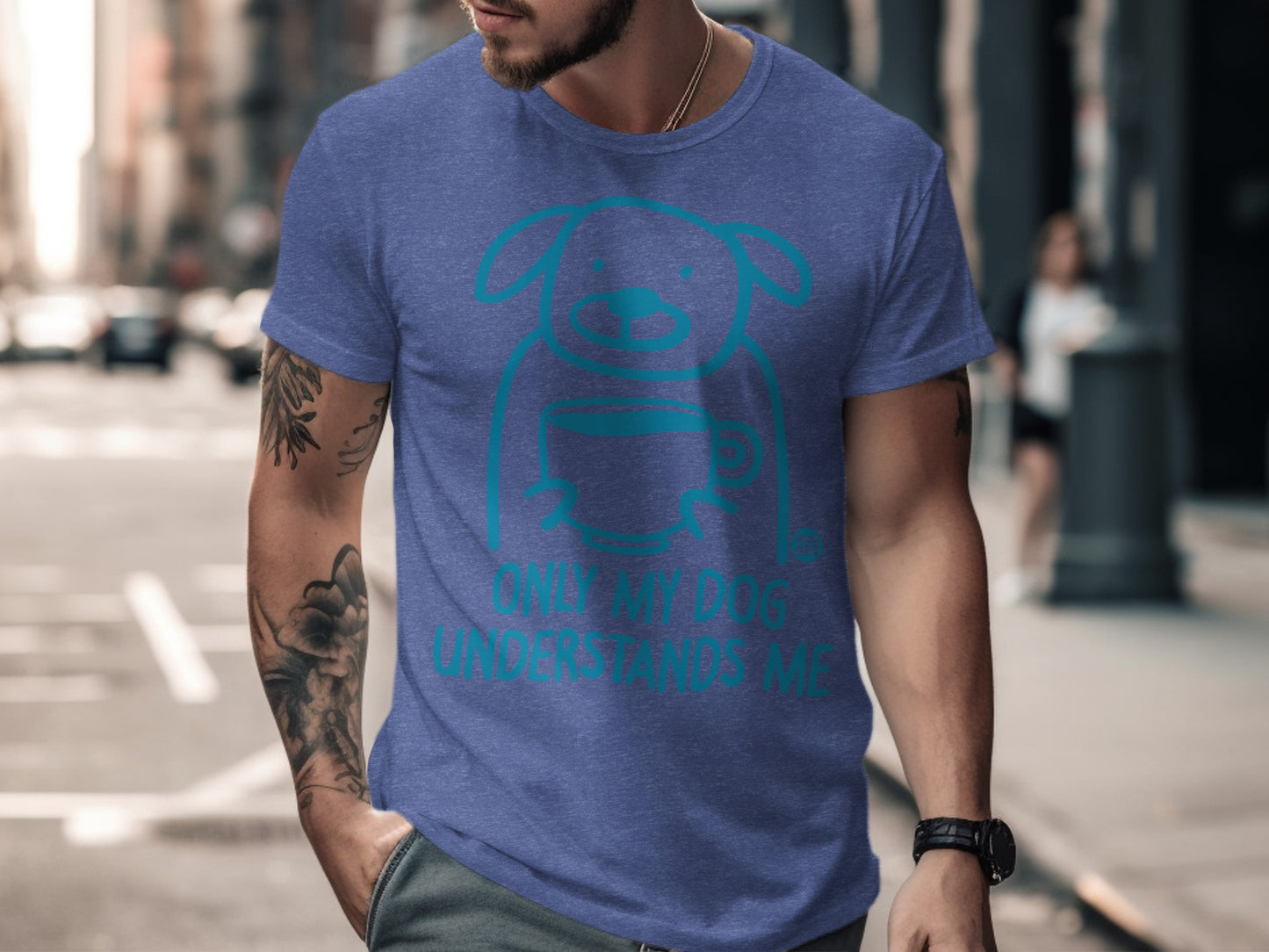 Only My Dog Understands Me Graphic Tee product