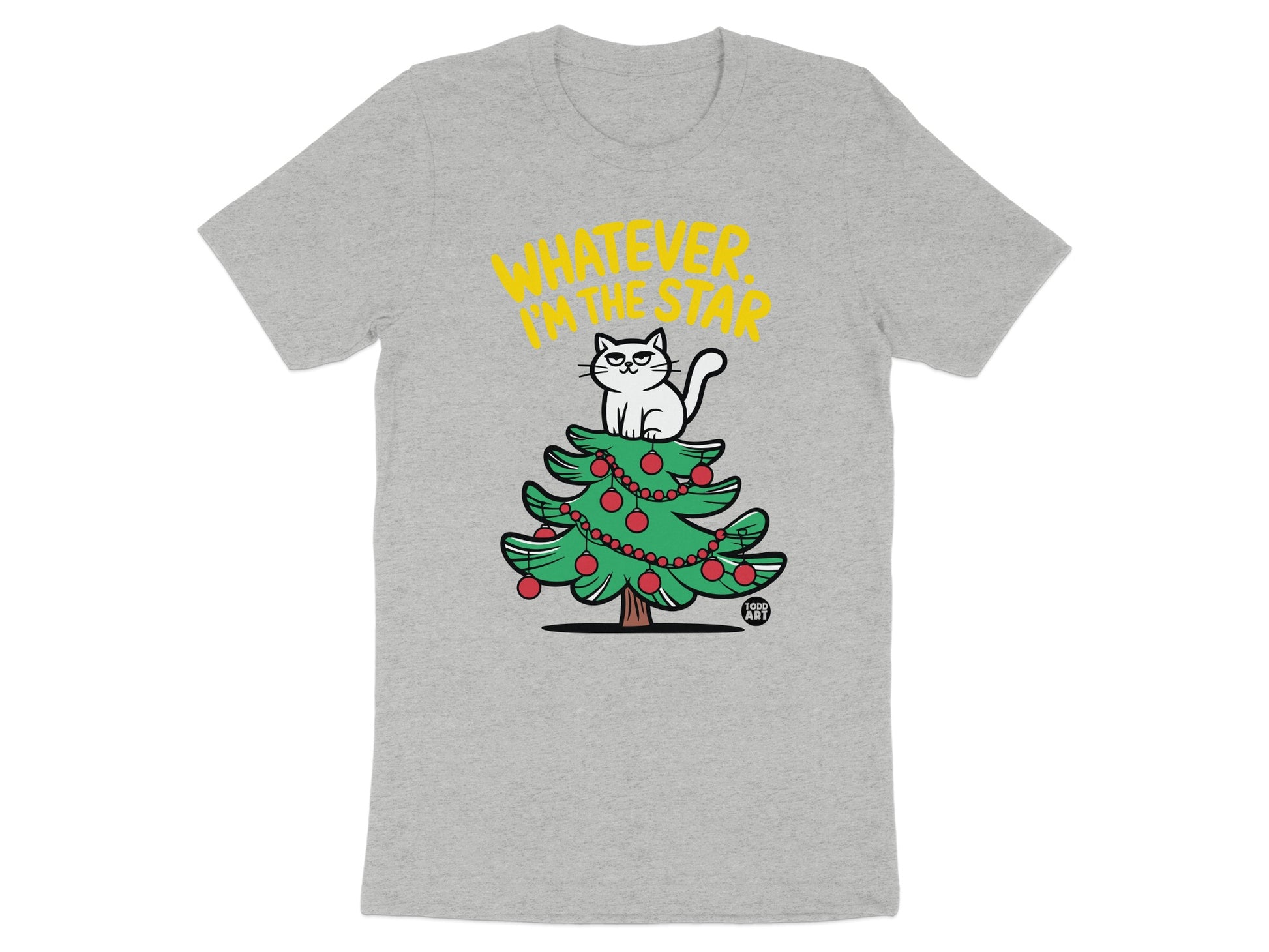 Whatever I'm The Star Christmas Tree Cat product