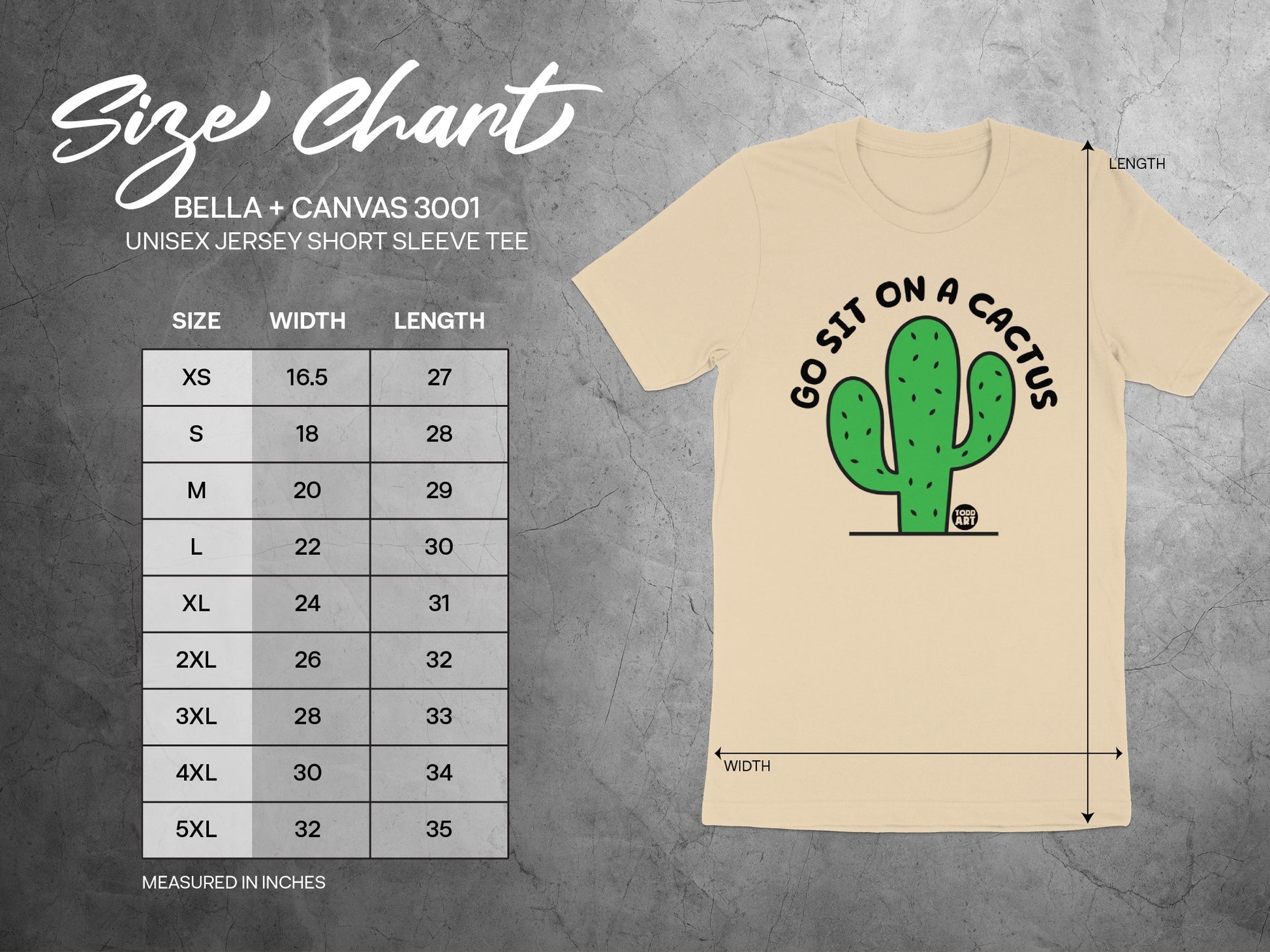 Go Sit On A Cactus Unisex Jersey Tee product