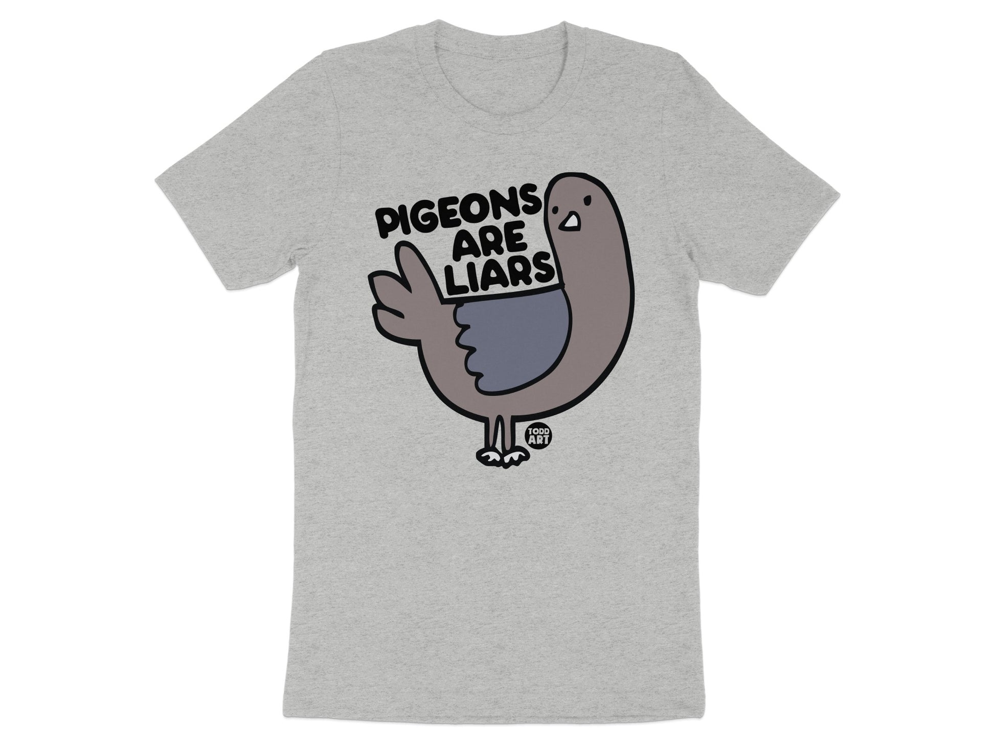 Pigeons Are Liars Graphic Tee Shirt product type