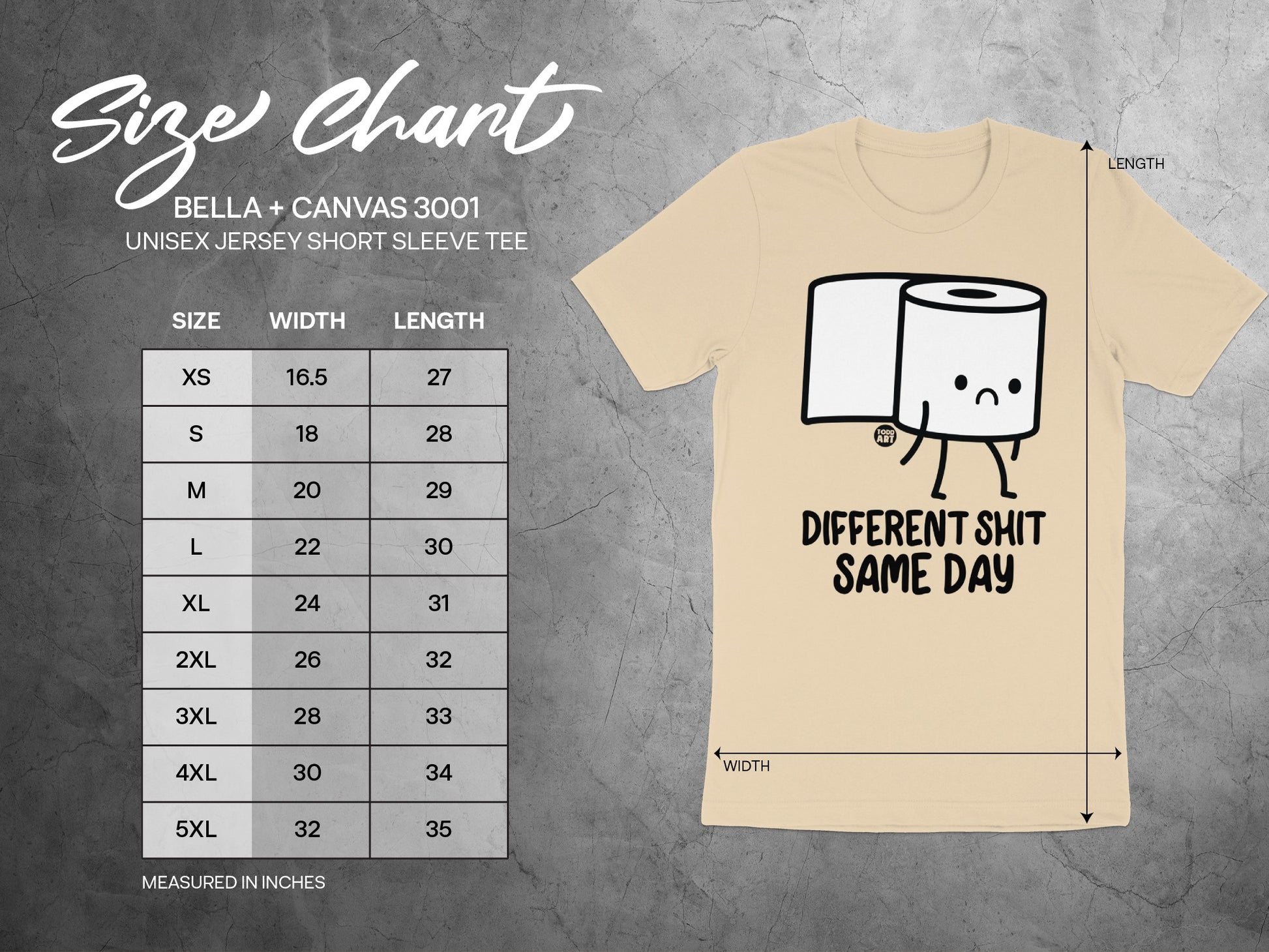 Funny Toilet Paper Humor Short Sleeve Tee