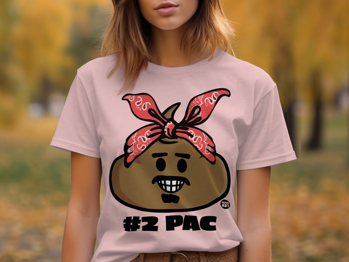 #2 Pac Graphic Tee Fun Character Design Shirt