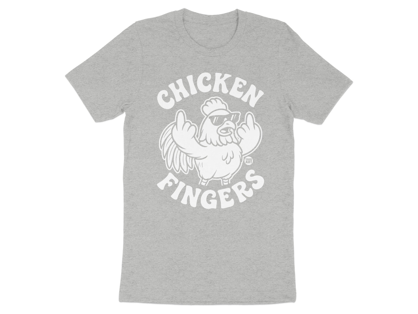 Funny Chicken Fingers Graphic T-Shirt product