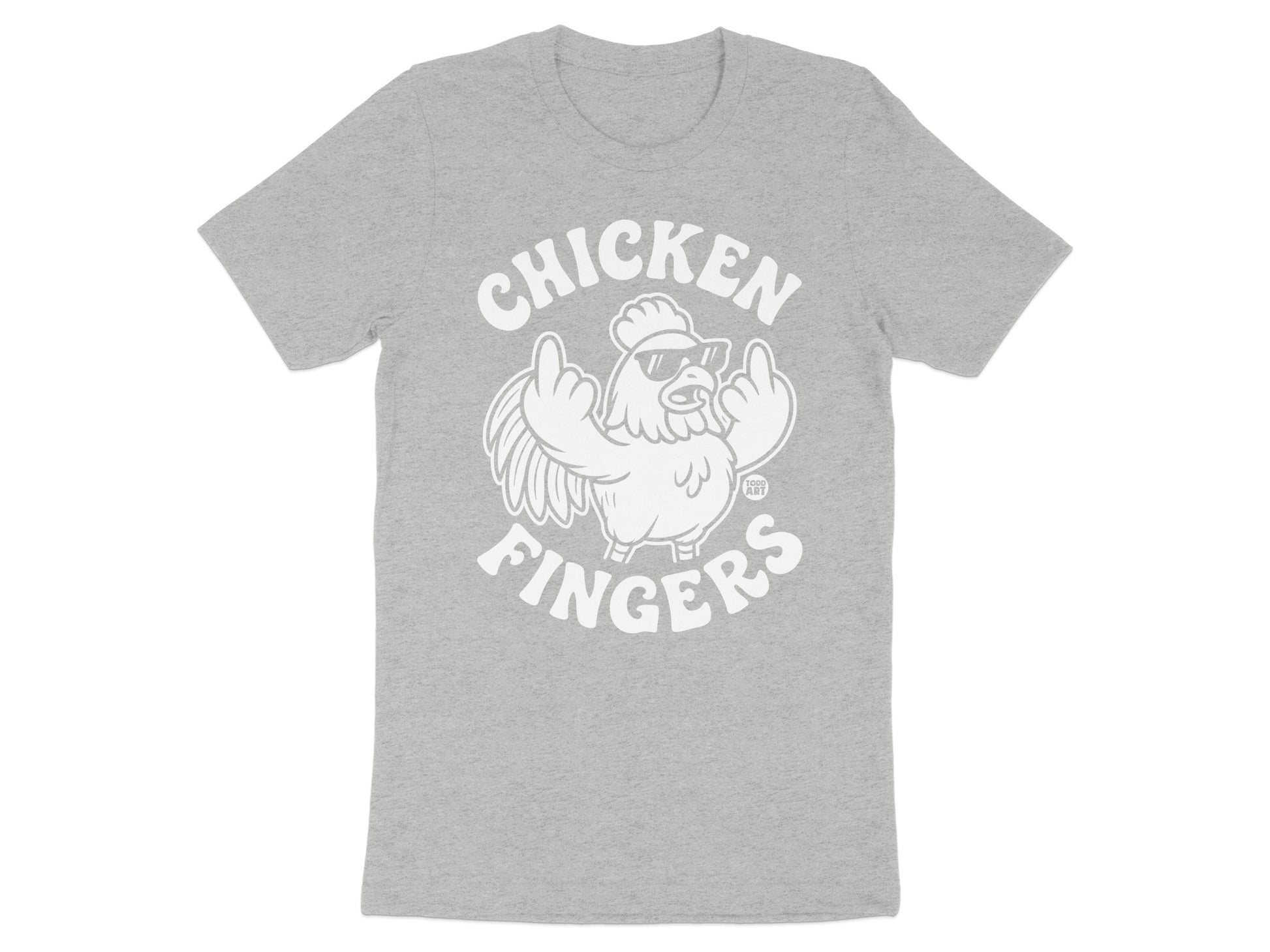 Funny Chicken Fingers Graphic T-Shirt product