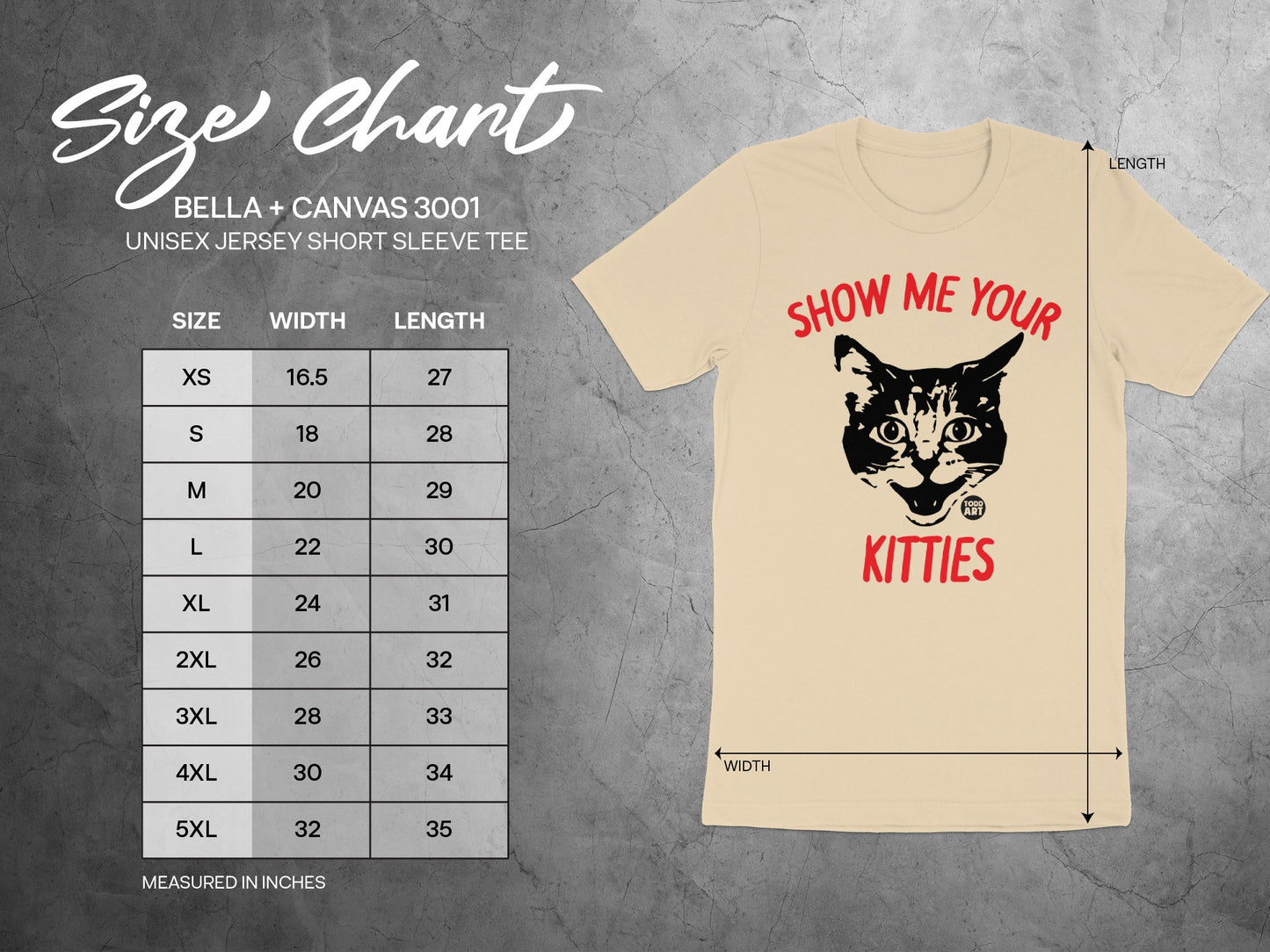 Show Me Your Kitties Short Sleeve Tee product type