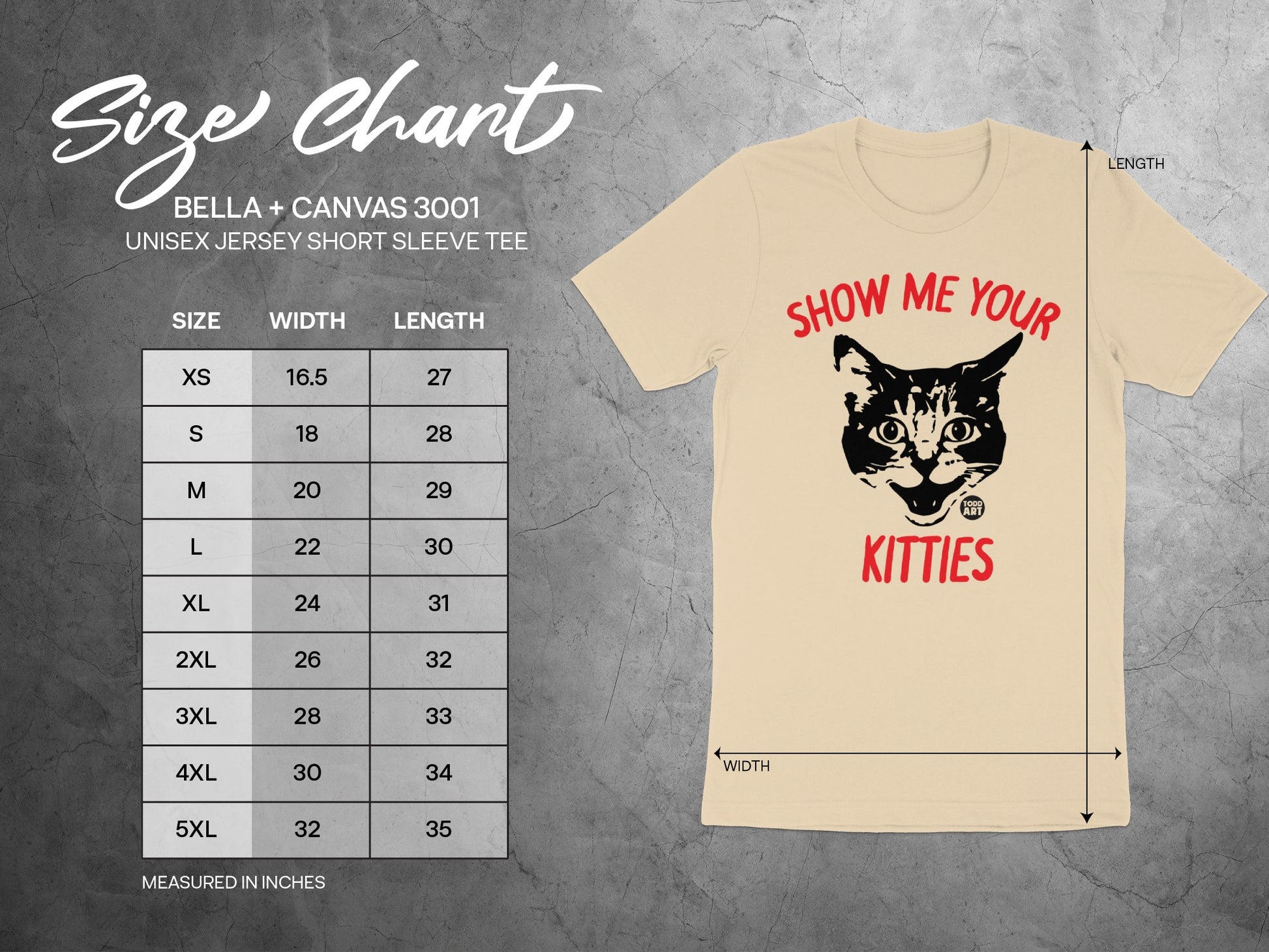 Show Me Your Kitties Short Sleeve Tee product type