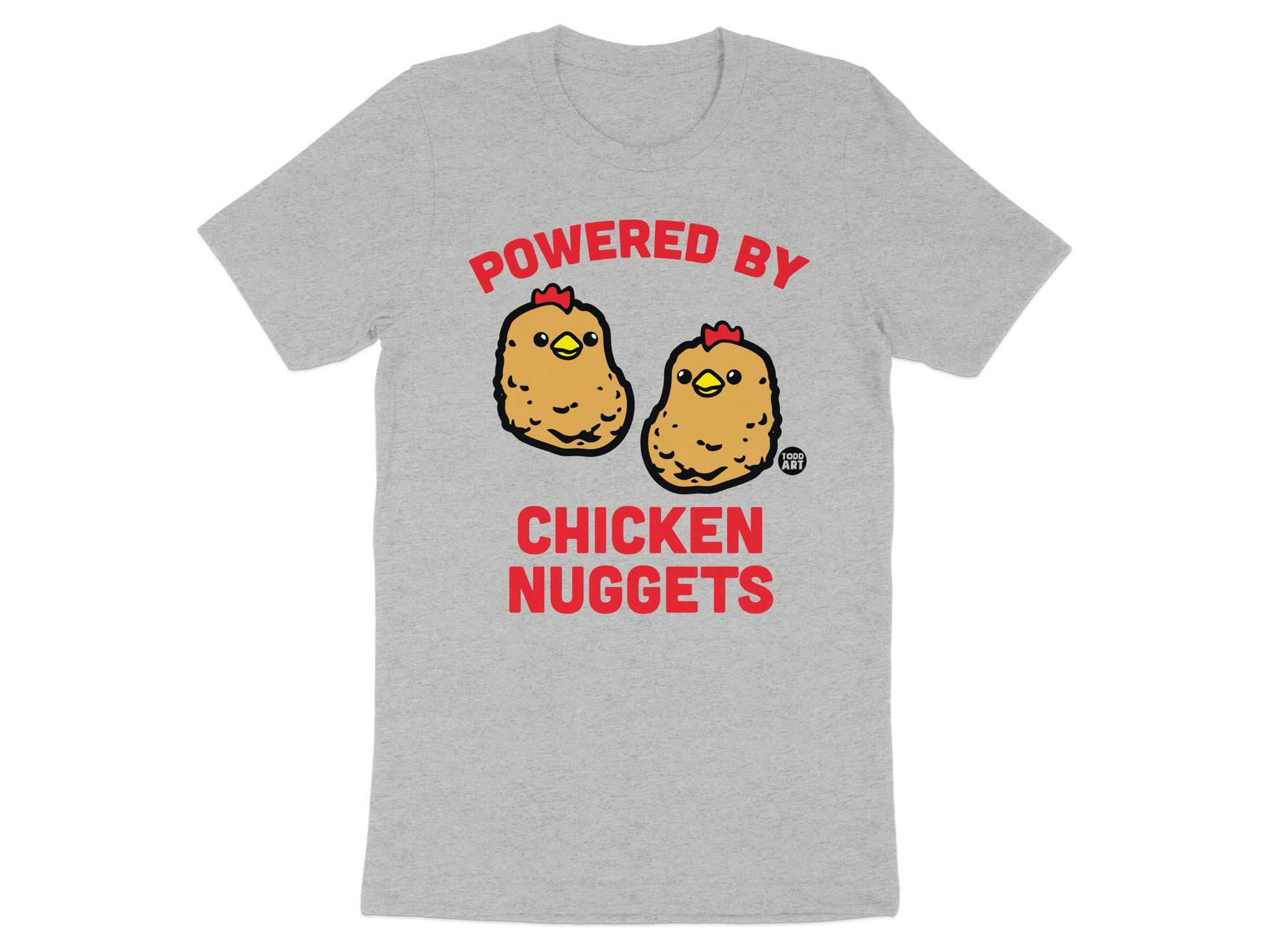 Powered By Chicken Nuggets Graphic T-Shirt product