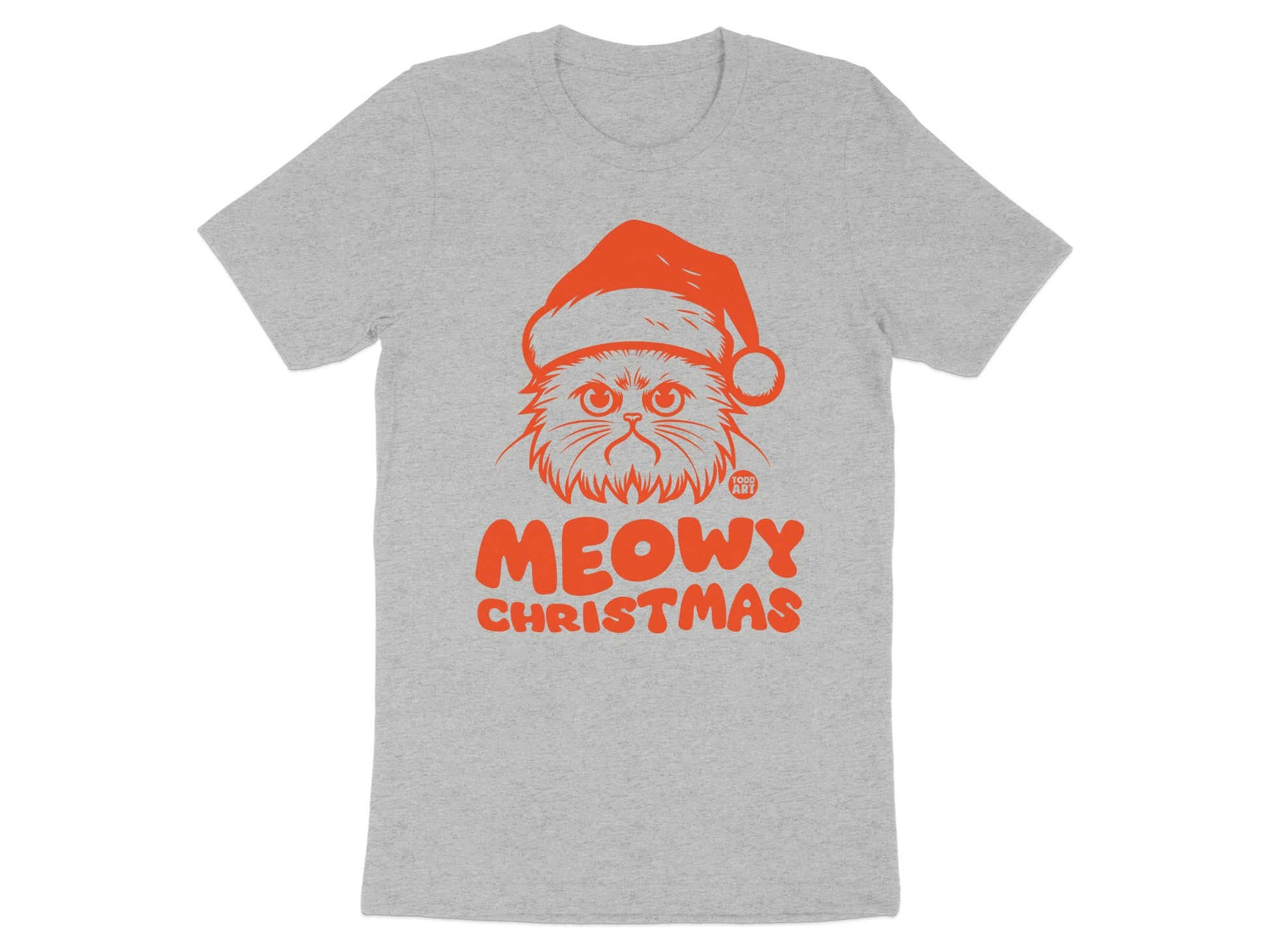 Meowy Christmas Graphic Tee Funny Holiday Shirt product