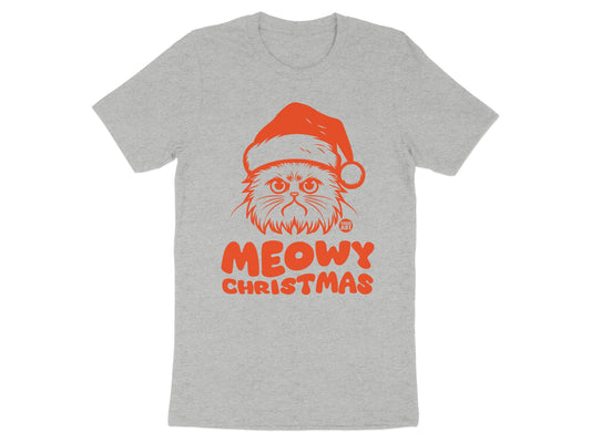 Meowy Christmas Graphic Tee Funny Holiday Shirt product