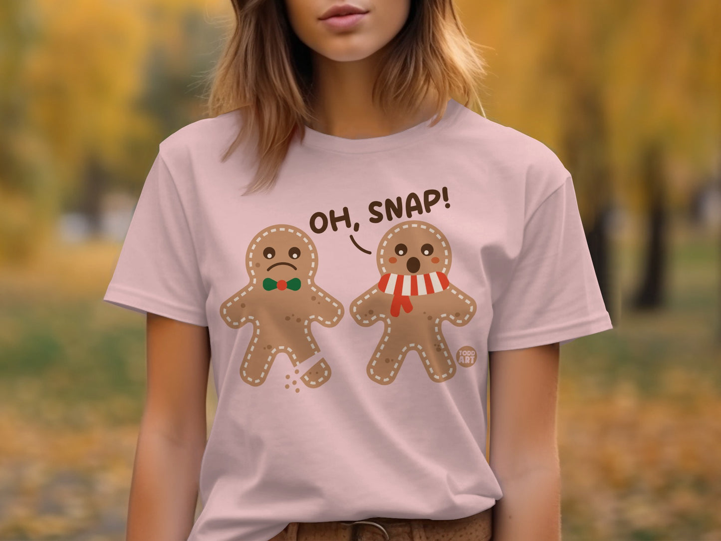 Oh Snap Gingerbread Men Funny Holiday T-shirt product