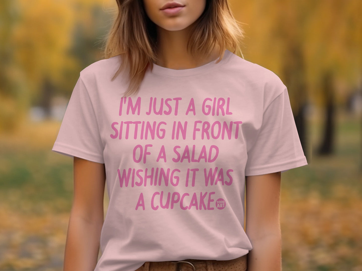 I'm Just A Girl Wishing It Was A Cupcake T-shirt product